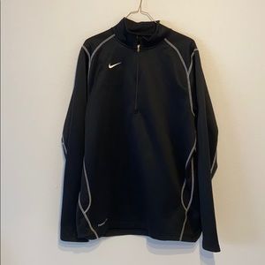 Nike zip up pullover quarter zip sweater